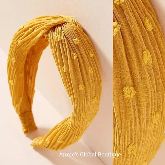 NWT ANTHROPOLOGIE Textured Twisted Headband - Picture 14 of 16